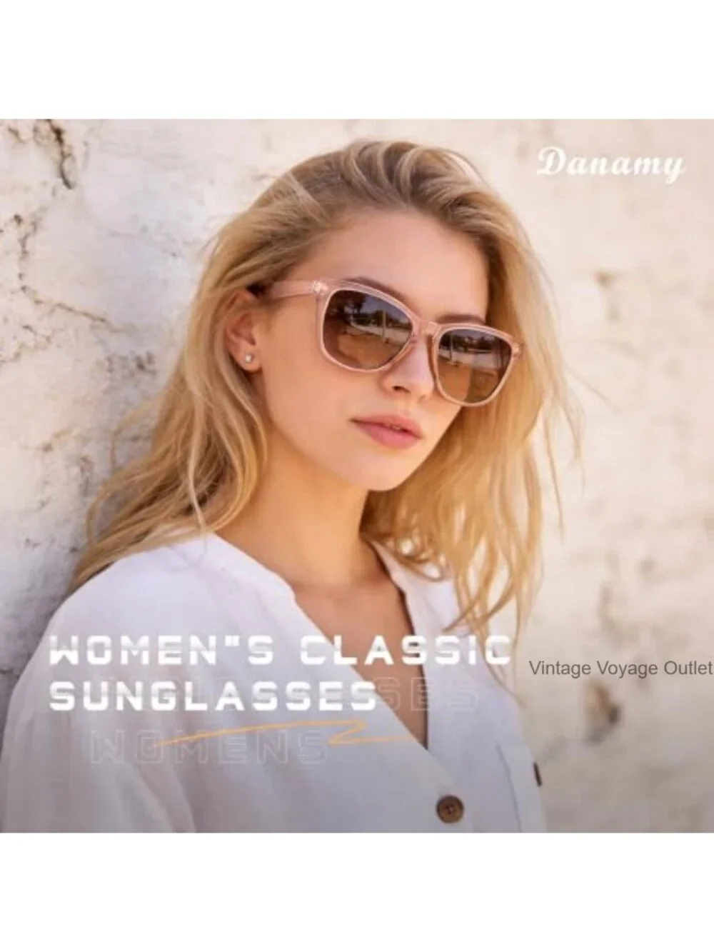 Polarized Sunglasses UV400 Protection Retro Oval Shades for Women Men Driving